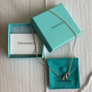 Tiffany & Co. Infinity 16" chain, sterling silver